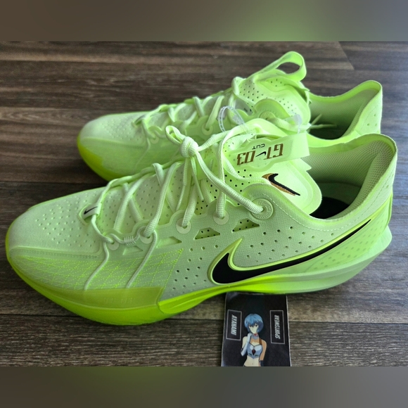 Nike Air Zoom GT Cut 3 Illusionist Barely Volt Black Mens Size 15